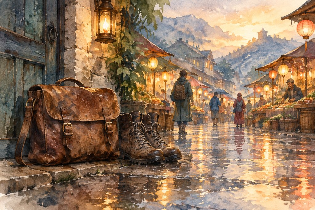Boots and Satchel, Ready to Go